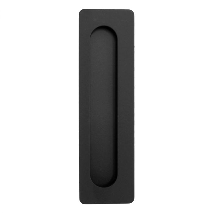 Jaladera de embutir 128 mm negro mate Rish