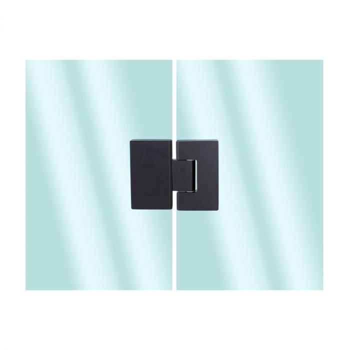 Bisagra vidrio-vidrio a 180° negro mate SH330N Axcent