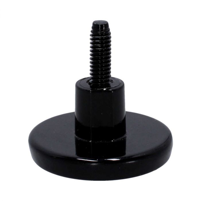 Nivelador negro con tornillo de 5/16" x 50 mm tipo knoll 166170-N Rish